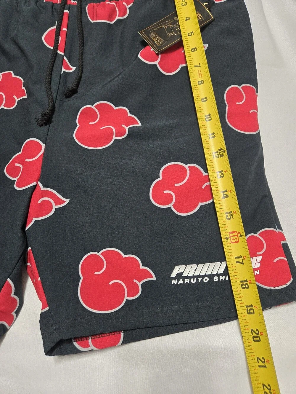 NWT Primitive x Naruto Shippuden Men's Akatsuki Swimming Board Shorts sz XL